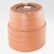 4 Tan Japanese Heavy Duty Round Plastic Bonsai, Succulent Pot 8.25"x 8.25"x 4.5"
